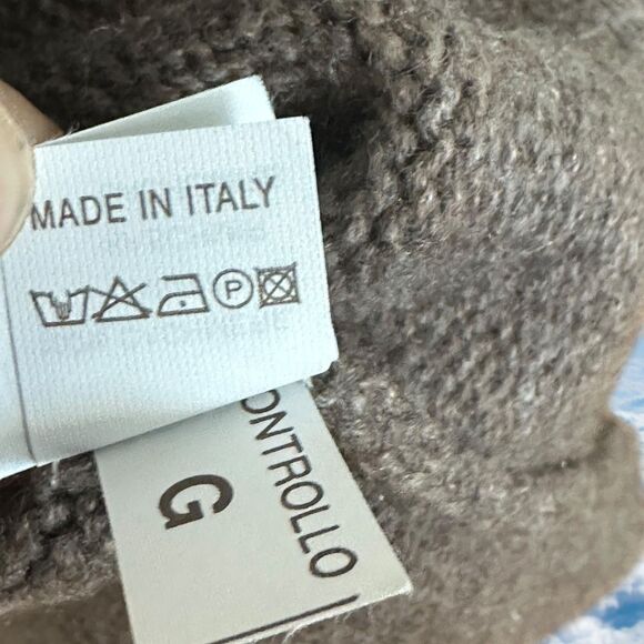 BRUNELLO CUCINELLI 100% Cashmere Womens Cardigan Size Small One Button Brown - Picture 7 of 10